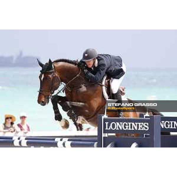 LGCT of Miami Beach - Class 4 - Jos Verlooy (BEL) on Herald van\'t Ruytershof - Miami Beach, - 5 April 2018 - ph.Stefano Grasso/LGCT