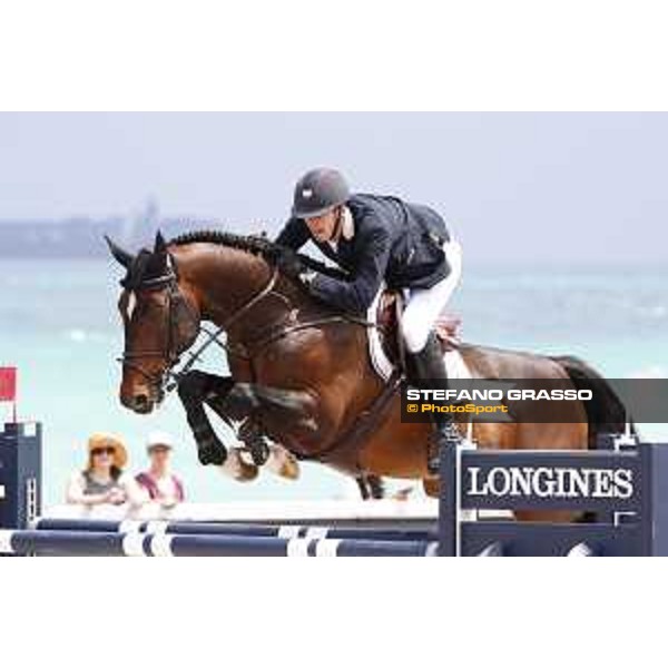 LGCT of Miami Beach - Class 4 - Jos Verlooy (BEL) on Herald van\'t Ruytershof - Miami Beach, - 5 April 2018 - ph.Stefano Grasso/LGCT