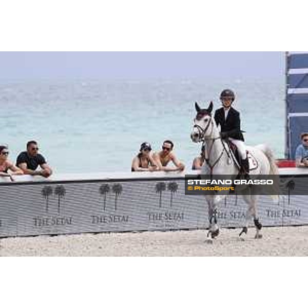 LGCT of Miami Beach - Class 4 - Georgina Bloomberg (USA) on Paola 233 - Miami Beach, - 5 April 2018 - ph.Stefano Grasso/LGCT