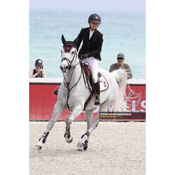 LGCT of Miami Beach - Class 4 - Georgina Bloomberg (USA) on Paola 233 - Miami Beach, - 5 April 2018 - ph.Stefano Grasso/LGCT
