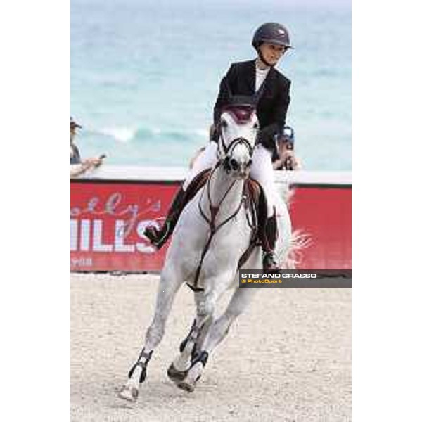 LGCT of Miami Beach - Class 4 - Georgina Bloomberg (USA) on Paola 233 - Miami Beach, - 5 April 2018 - ph.Stefano Grasso/LGCT
