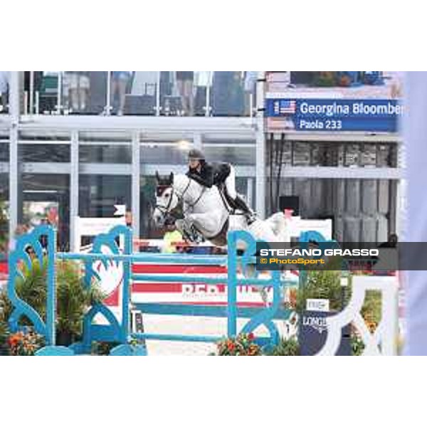 LGCT of Miami Beach - Class 4 - Georgina Bloomberg (USA) on Paola 233 - Miami Beach, - 5 April 2018 - ph.Stefano Grasso/LGCT