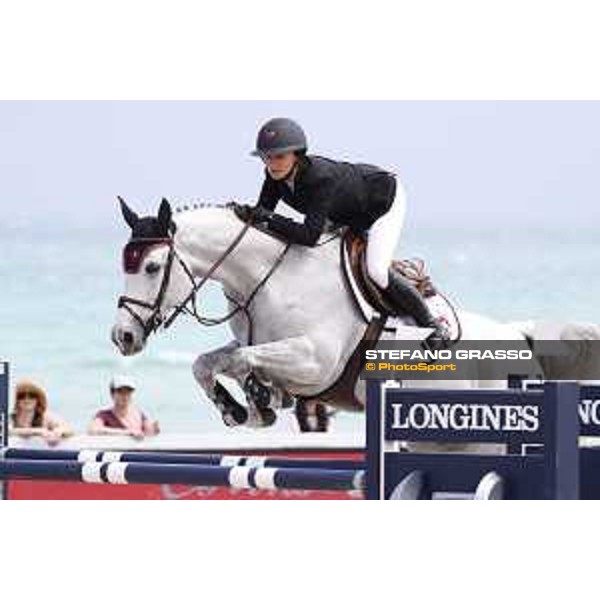 LGCT of Miami Beach - Class 4 - Georgina Bloomberg (USA) on Paola 233 - Miami Beach, - 5 April 2018 - ph.Stefano Grasso/LGCT