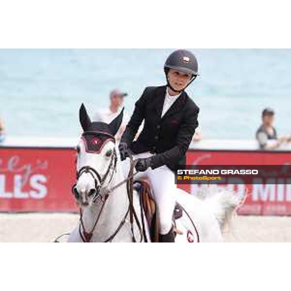 LGCT of Miami Beach - Class 4 - Georgina Bloomberg (USA) on Paola 233 - Miami Beach, - 5 April 2018 - ph.Stefano Grasso/LGCT