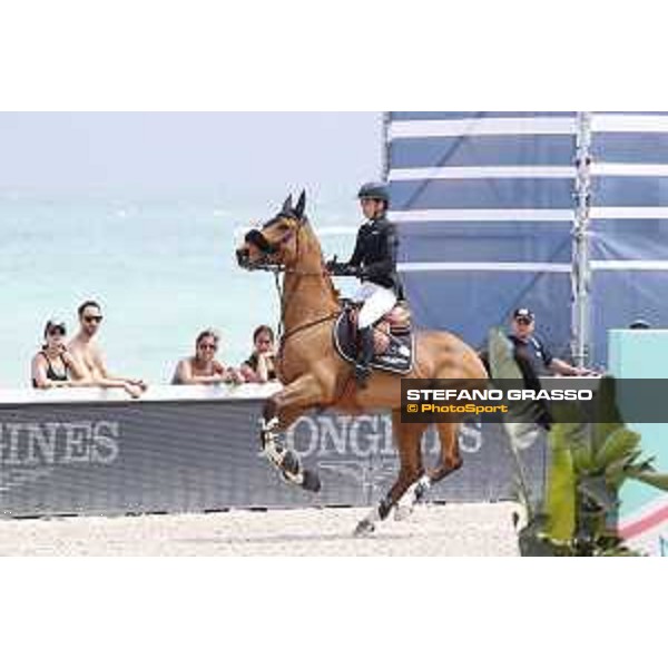 LGCT of Miami Beach - Class 4 - Jane Richard Philips (SUI) on Clipper du Haut du Roy - Miami Beach, - 5 April 2018 - ph.Stefano Grasso/LGCT