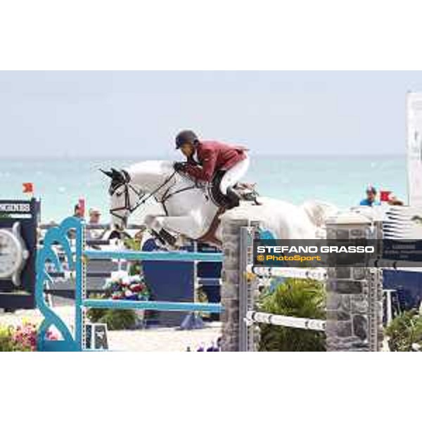 LGCT of Miami Beach - Class 4 - Bassem Hassan Mohammed (QAT) on Argelith Squid - Miami Beach, - 5 April 2018 - ph.Stefano Grasso/LGCT