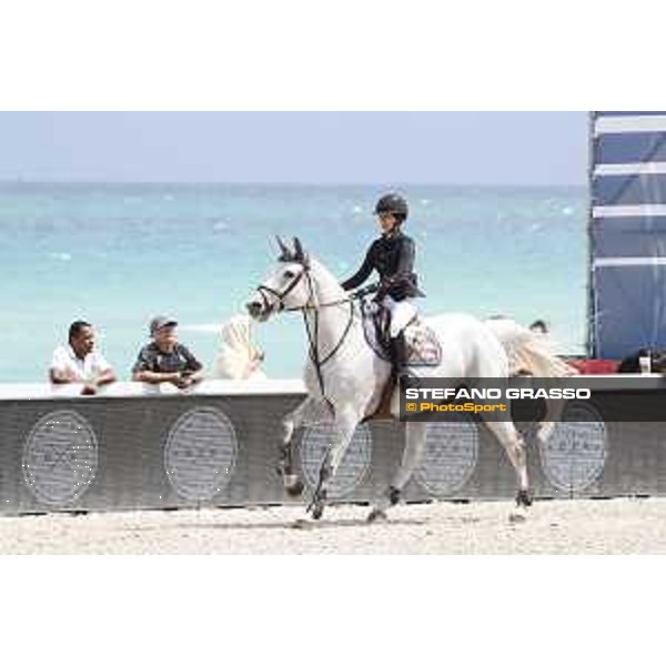 LGCT of Miami Beach - Class 4 - Megane Moissonier (FRA) on Umours Batilly - Miami Beach, - 5 April 2018 - ph.Stefano Grasso/LGCT