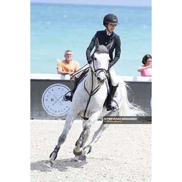 LGCT of Miami Beach - Class 4 - Megane Moissonier (FRA) on Umours Batilly - Miami Beach, - 5 April 2018 - ph.Stefano Grasso/LGCT