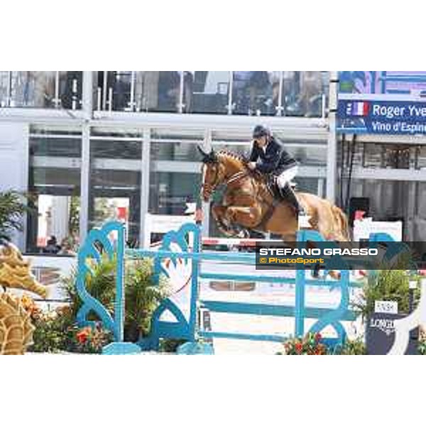 LGCT of Miami Beach - Class 4 - Roger Yves Bost (FRA) on Vino D\'Espinet - Miami Beach, - 5 April 2018 - ph.Stefano Grasso/LGCT