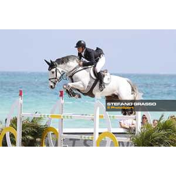 LGCT of Miami Beach - Class 4 - Sergio Alvarez Moya (ESP)on Iron Man - Miami Beach, - 5 April 2018 - ph.Stefano Grasso/LGCT