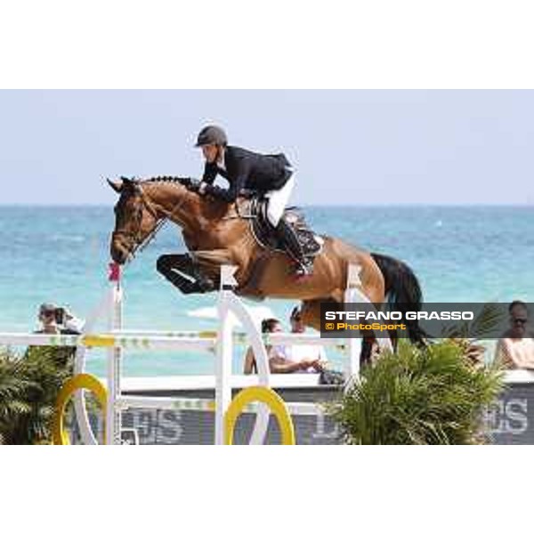 LGCT of Miami Beach - Class 4 - Kevin Staut (FRA) on Viva de Malica - Miami Beach, - 5 April 2018 - ph.Stefano Grasso/LGCT