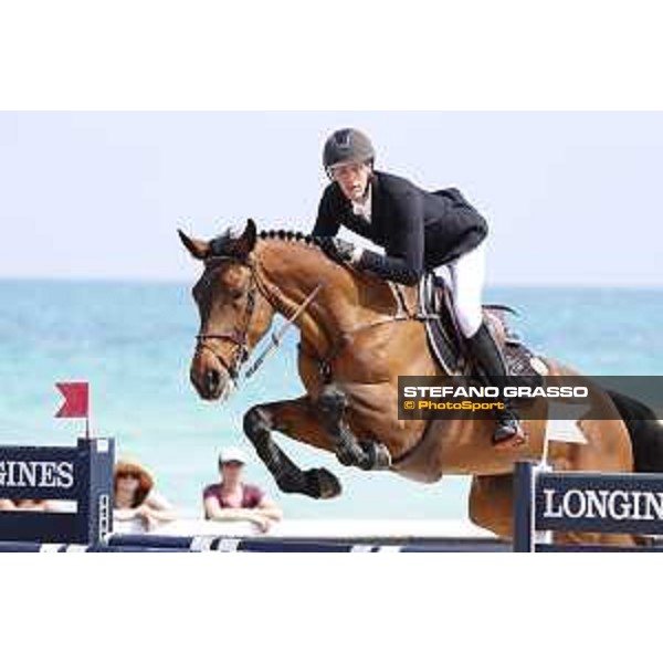 LGCT of Miami Beach - Class 4 - Kevin Staut (FRA) on Viva de Malica - Miami Beach, - 5 April 2018 - ph.Stefano Grasso/LGCT