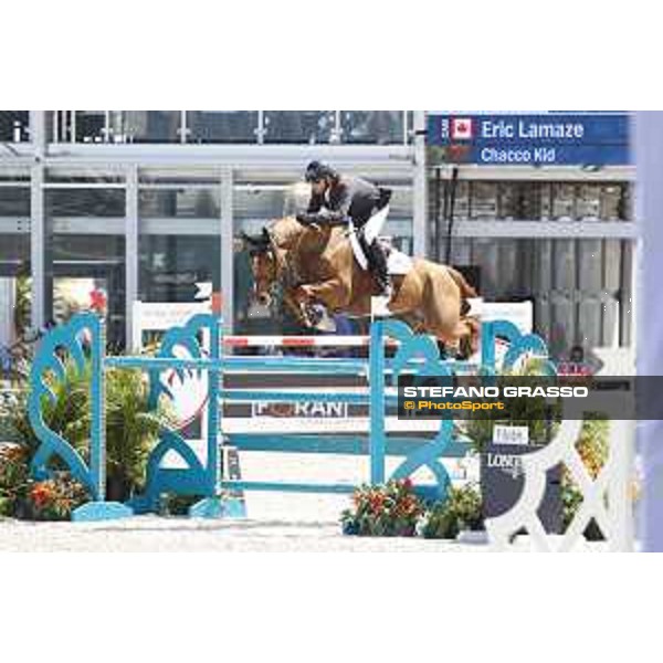 LGCT of Miami Beach - Class 4 - Eric Lamaze (CAN) on Chacco Kid - Miami Beach, - 5 April 2018 - ph.Stefano Grasso/LGCT