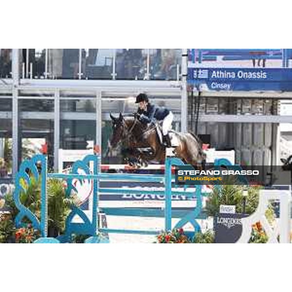 LGCT of Miami Beach - Class 4 - Athina Onassis (GRE) on Cinsey - Miami Beach, - 5 April 2018 - ph.Stefano Grasso/LGCT