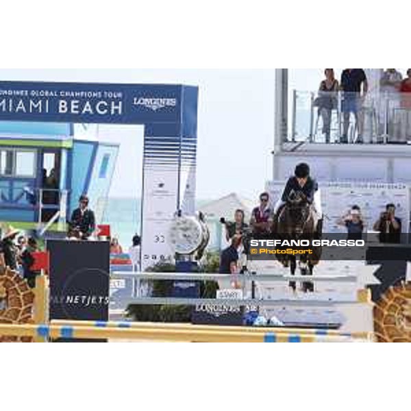 LGCT of Miami Beach - Class 4 - Athina Onassis (GRE) on Cinsey - Miami Beach, - 5 April 2018 - ph.Stefano Grasso/LGCT