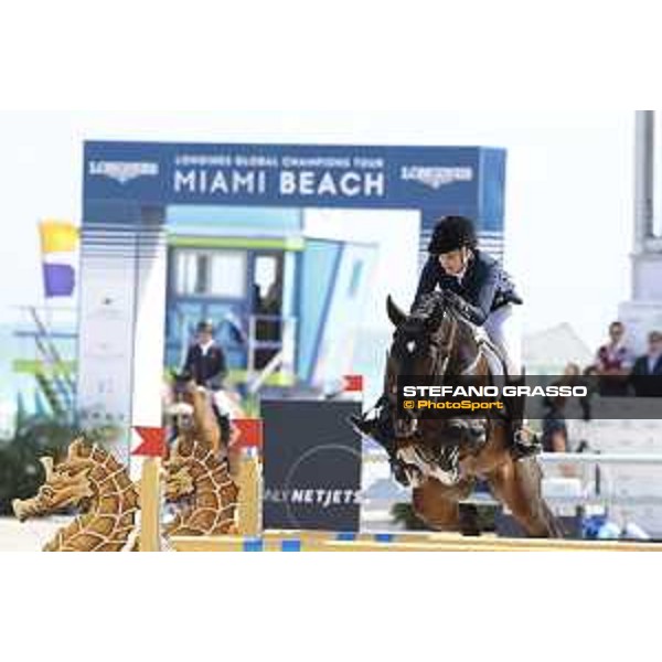 LGCT of Miami Beach - Class 4 - Athina Onassis (GRE) on Cinsey - Miami Beach, - 5 April 2018 - ph.Stefano Grasso/LGCT