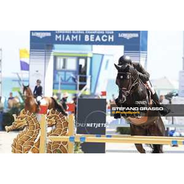 LGCT of Miami Beach - Class 4 - Jerome Guery (BEL) on Kel\'Star du Vingt Ponts - Miami Beach, - 5 April 2018 - ph.Stefano Grasso/LGCT