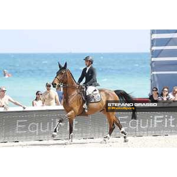 LGCT of Miami Beach - Class 4 - Abdel Said (EGY) on Jumpy van de Hermitage - Miami Beach, - 5 April 2018 - ph.Stefano Grasso/LGCT