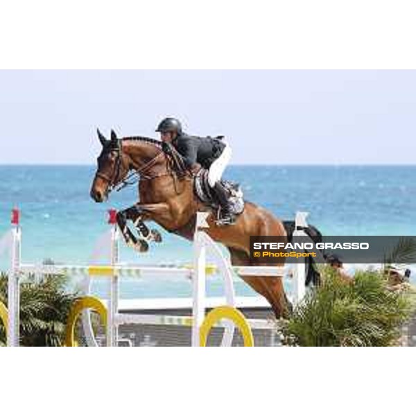 LGCT of Miami Beach - Class 4 - Abdel Said (EGY) on Jumpy van de Hermitage - Miami Beach, - 5 April 2018 - ph.Stefano Grasso/LGCT