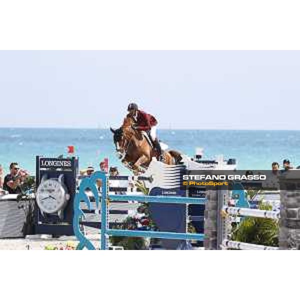 LGCT of Miami Beach - Class 4 - Sheikh Ali Al Thani (QAT) on Sirocco - Miami Beach, - 5 April 2018 - ph.Stefano Grasso/LGCT