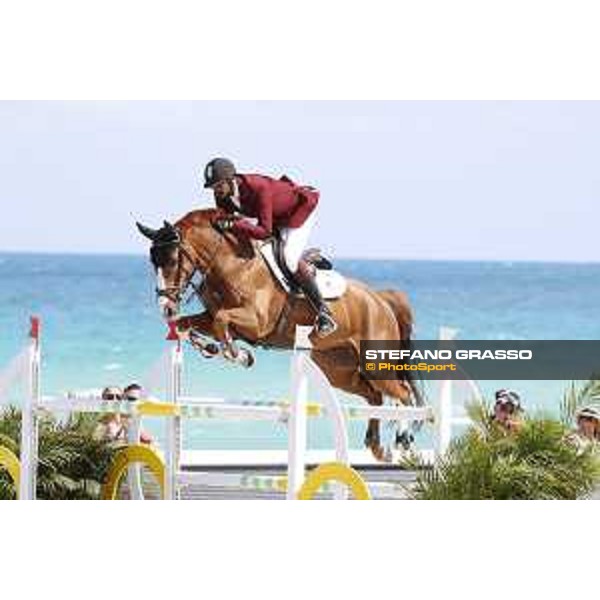 LGCT of Miami Beach - Class 4 - Sheikh Ali Al Thani (QAT) on Sirocco - Miami Beach, - 5 April 2018 - ph.Stefano Grasso/LGCT