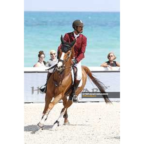 LGCT of Miami Beach - Class 4 - Sheikh Ali Al Thani (QAT) on Sirocco - Miami Beach, - 5 April 2018 - ph.Stefano Grasso/LGCT