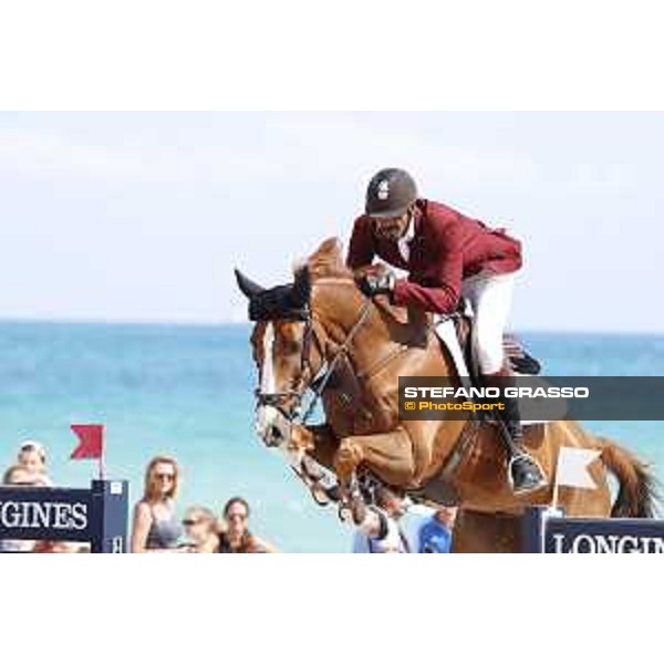 LGCT of Miami Beach - Class 4 - Sheikh Ali Al Thani (QAT) on Sirocco - Miami Beach, - 5 April 2018 - ph.Stefano Grasso/LGCT