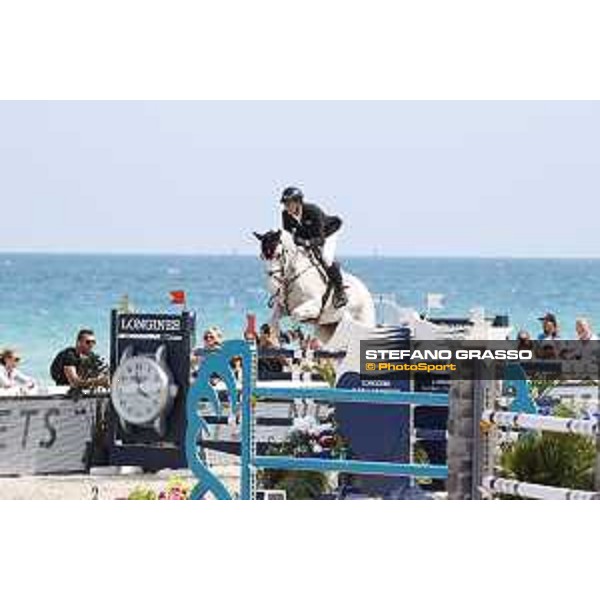 LGCT of Miami Beach - Class 4 - David Will (GER) on Crown 5 - Miami Beach, - 5 April 2018 - ph.Stefano Grasso/LGCT