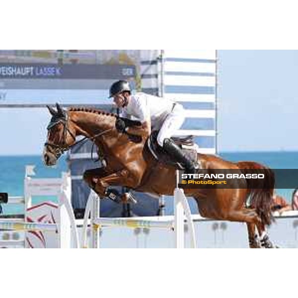 LGCT of Miami Beach - Class 10 - Philipp Weishaupt (GER) on Lasse K - Miami Beach, - 6 April 2018 - ph.Mario Grassia/LGCT