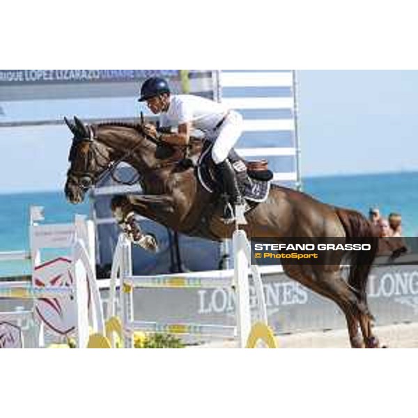 LGCT of Miami Beach - Class 10 - Carlos Enrique Lopez Lizarazo (COL) on Ulhane de Conde - Miami Beach, - 6 April 2018 - ph.Mario Grassia/LGCT