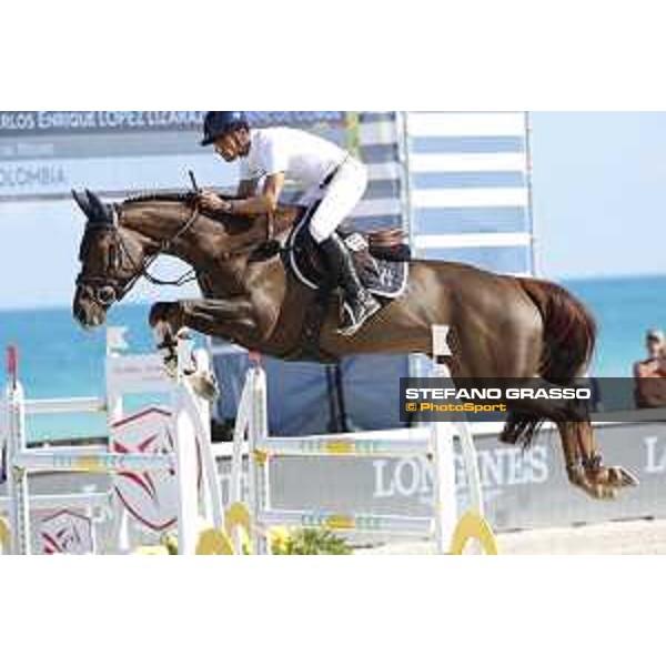 LGCT of Miami Beach - Class 10 - Carlos Enrique Lopez Lizarazo (COL) on Ulhane de Conde - Miami Beach, - 6 April 2018 - ph.Mario Grassia/LGCT