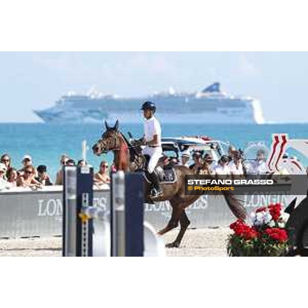 LGCT of Miami Beach - Class 10 - Carlos Enrique Lopez Lizarazo (COL) on Ulhane de Conde - Miami Beach, - 6 April 2018 - ph.Mario Grassia/LGCT