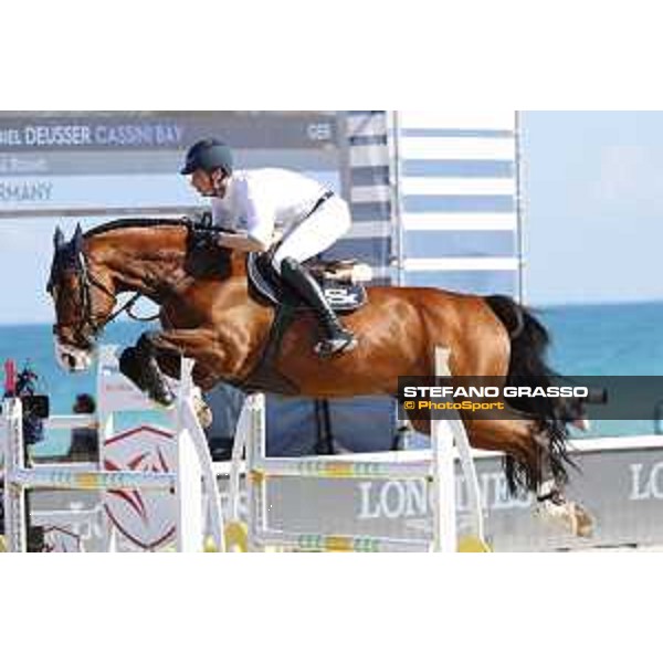 LGCT of Miami Beach - Class 10 - Daniel Deusser (GER) on Cassini Bay - Miami Beach, - 6 April 2018 - ph.Mario Grassia/LGCT
