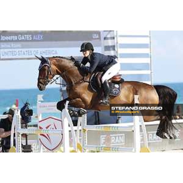 LGCT of Miami Beach - Class 10 - Jennifer Gates (USA) on Alex - Miami Beach, - 6 April 2018 - ph.Mario Grassia/LGCT
