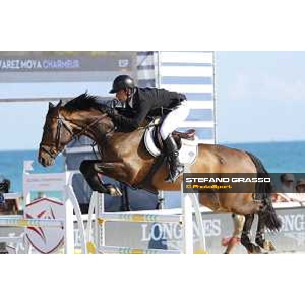LGCT of Miami Beach - Class 10 - Sergio Alvarez Moya (ESP)on Charmeur - Miami Beach, - 6 April 2018 - ph.Mario Grassia/LGCT