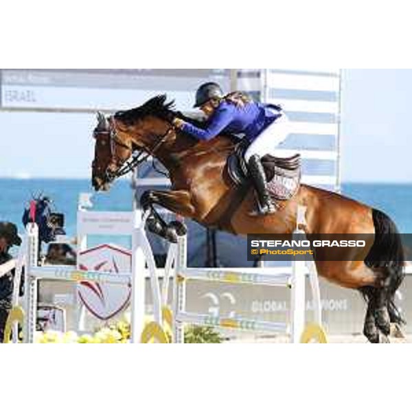 LGCT of Miami Beach - Class 10 - Danielle Goldstein (ISR) on Caspar 213 - Miami Beach, - 6 April 2018 - ph.Mario Grassia/LGCT