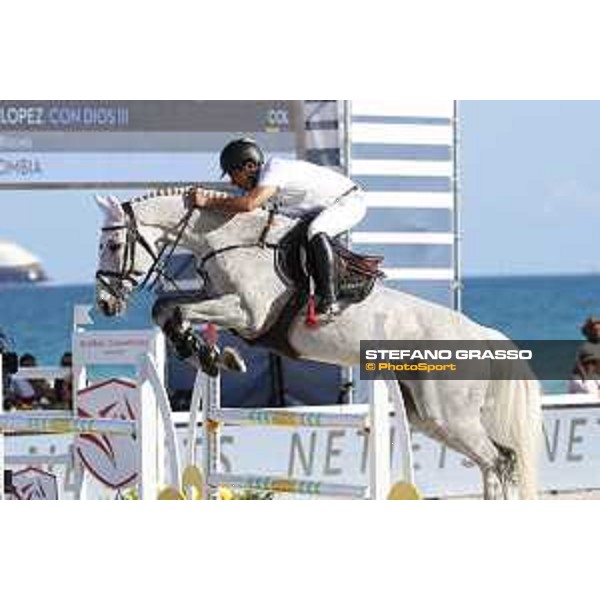 LGCT of Miami Beach - Class 10 - Rene Lopez (COL) on Con Dios III - Miami Beach, - 6 April 2018 - ph.Mario Grassia/LGCT