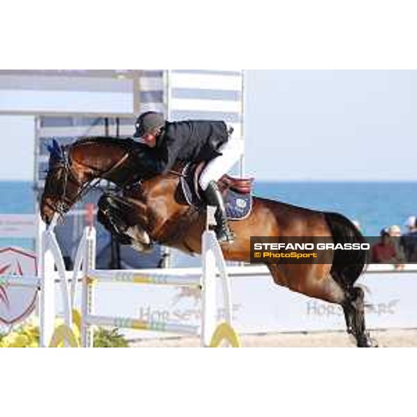 LGCT of Miami Beach - Class 10 - Jos Verlooy (BEL) on Herald van\'t Ruytershof - Miami Beach, - 6 April 2018 - ph.Mario Grassia/LGCT