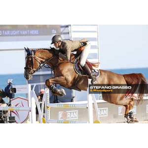 LGCT of Miami Beach - Class 10 - Alberto Zorzi (ITA) on Fair Light van?t Heike - Miami Beach, - 6 April 2018 - ph.Mario Grassia/LGCT
