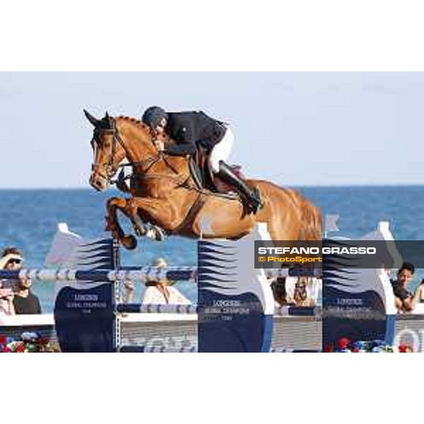 LGCT of Miami Beach - Class 10 - Roger Yves Bost (FRA) on Vino D\'Espinet - Miami Beach, - 6 April 2018 - ph.Mario Grassia/LGCT