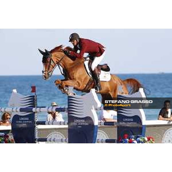 LGCT of Miami Beach - Class 10 - Sheikh Ali Al Thani (QAT) on Sirocco - Miami Beach, - 6 April 2018 - ph.Mario Grassia/LGCT