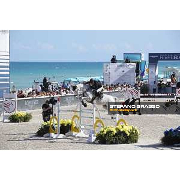 LGCT of Miami Beach - Class 10 - Gerco Schroder (NED) on Glock?s Cognac Champblanc - Miami Beach, - 6 April 2018 - ph.Mario Grassia/LGCT