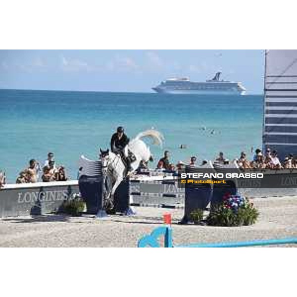 LGCT of Miami Beach - Class 10 - Gerco Schroder (NED) on Glock?s Cognac Champblanc - Miami Beach, - 6 April 2018 - ph.Mario Grassia/LGCT