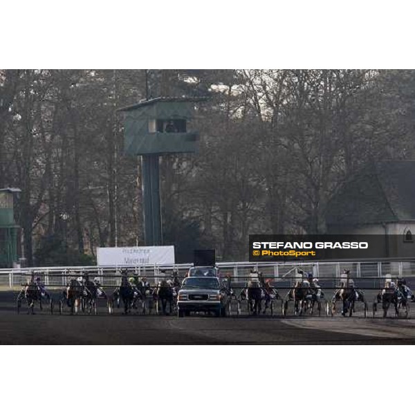 the start of Prix du Luxembourg Paris Vincennes, 26th jan. 2008 ph. Stefano Grasso