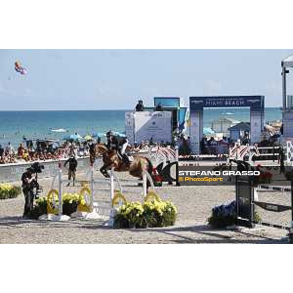 LGCT of Miami Beach - Class 10 - David Will (GER) on Quibelle - Miami Beach, - 6 April 2018 - ph.Mario Grassia/LGCT