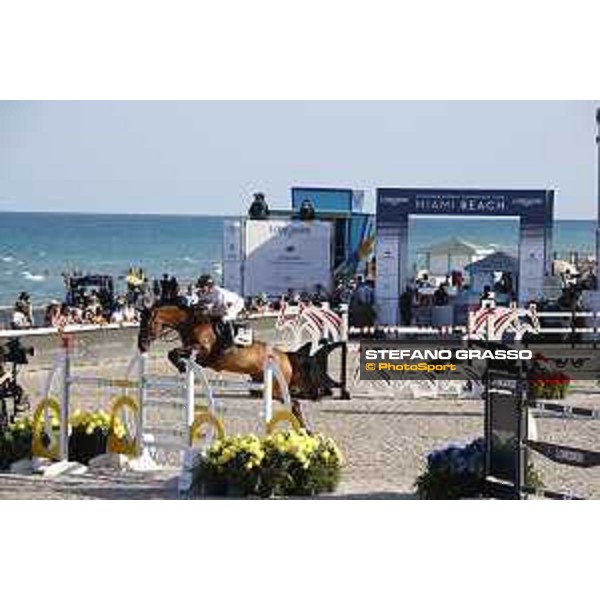 LGCT of Miami Beach - Class 10 - Marcus Ehning (GER) on Cristy - Miami Beach, - 6 April 2018 - ph.Mario Grassia/LGCT