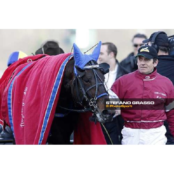 Improve As comes to the winners circle after winning the Prix du Luxembourg Paris Vincennes, 26th jan. 2008 ph. Stefano Grasso