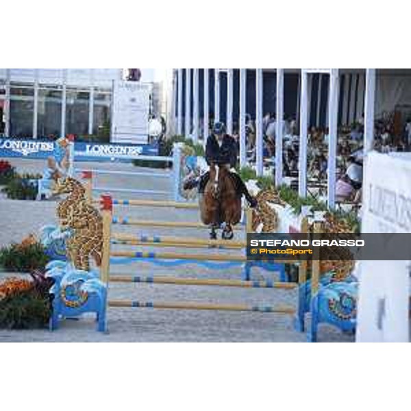 LGCT of Miami Beach - Class 10 - Roger Yves Bost (FRA) on Vino D\'Espinet - Miami Beach, - 6 April 2018 - ph.Mario Grassia/LGCT
