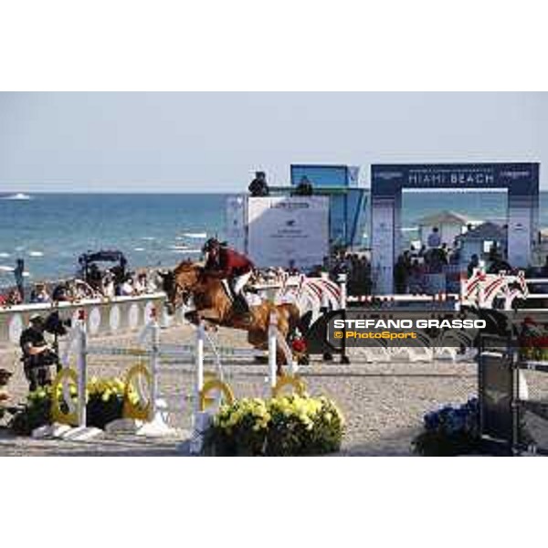 LGCT of Miami Beach - Class 10 - Sheikh Ali Al Thani (QAT) on Sirocco - Miami Beach, - 6 April 2018 - ph.Mario Grassia/LGCT