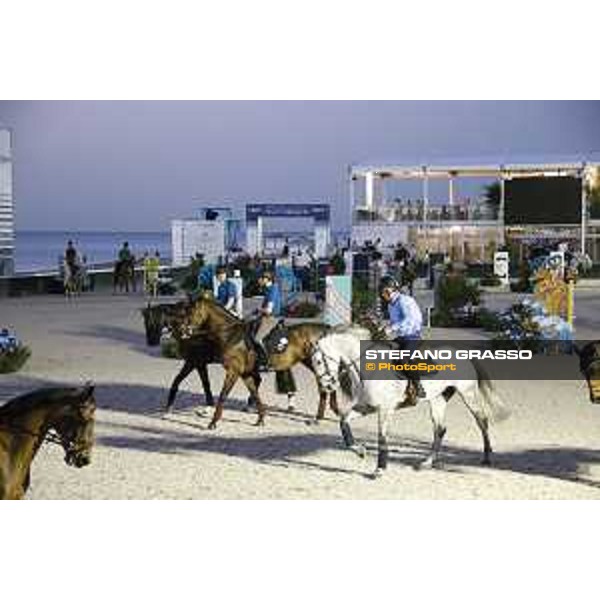 LGCT of Miami Beach - A view arena of the arena during early morning training - Miami Beach, - 5 April 2018 - ph.Mario Grassia/LGCT